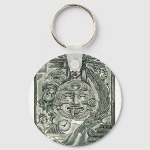 Aztec Spirit Key Ring