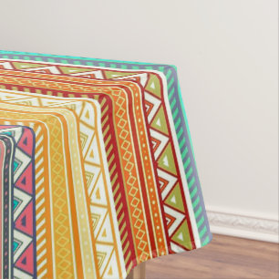 Aztec stripes tablecloth