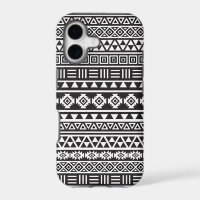 Aztec Style Pattern – Monochrome
