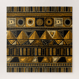 Aztec Style: Tribal Ethnic Seamless. Jigsaw Puzzle