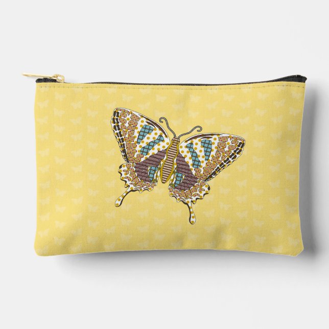 Aztec Swallowtail Accessory Pouch (Front)