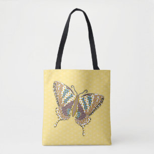 Aztec Swallowtail All-Over-Print Bag