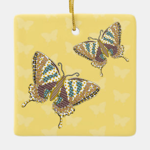 Aztec Swallowtail Ornament