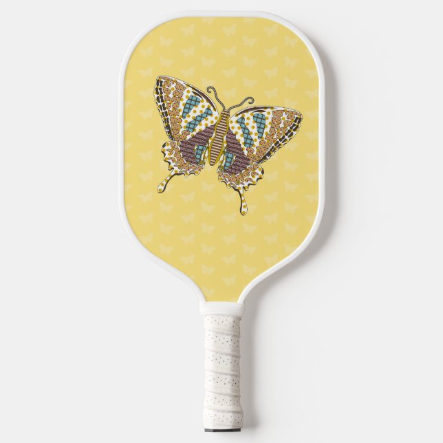 Aztec Swallowtail Pickleball Paddle (Front)