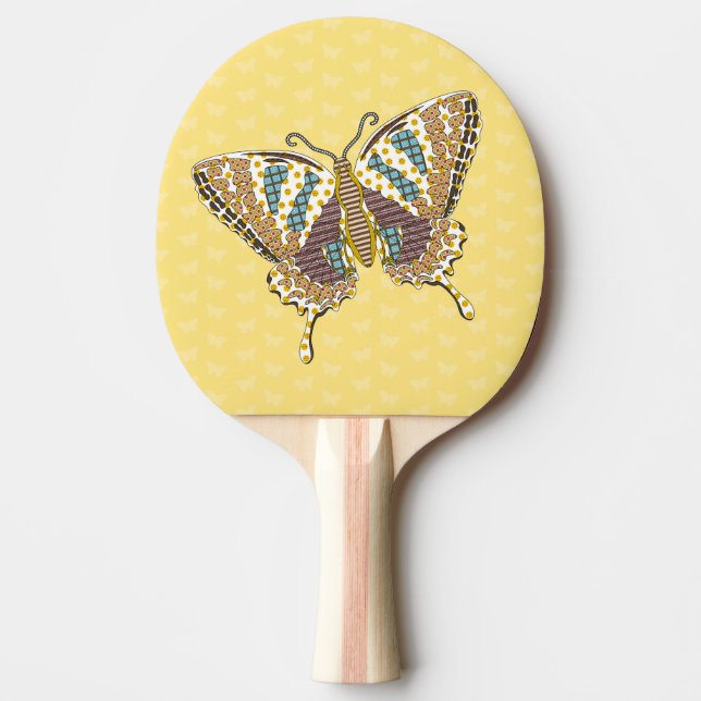 Aztec Swallowtail Ping Pong Paddle (Front)