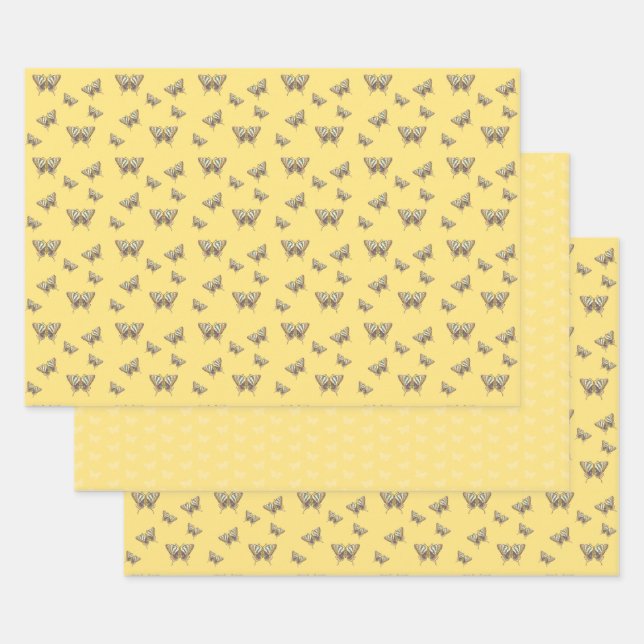 Aztec Swallowtail Wrapping Paper Set (Set)