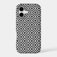 Aztec Symbol Block Rpt Pattern BWI Case-Mate iPhon