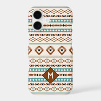 Aztec Teal Ter Blk Cr Mixed Pattern (Personalized)