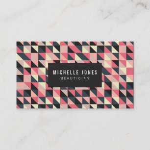 Aztec Triangles Stylist Business Cards