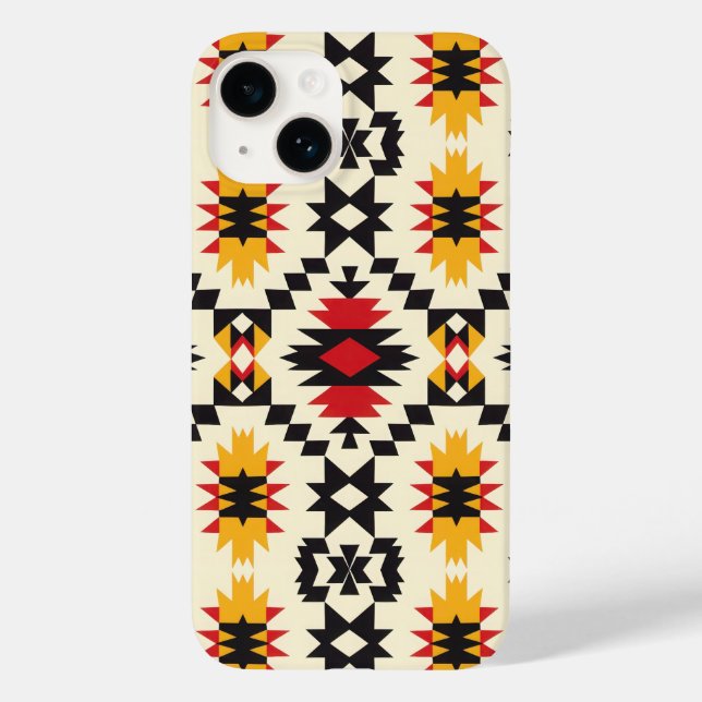 Aztec Tribal Design Case-Mate iPhone Case (Back)
