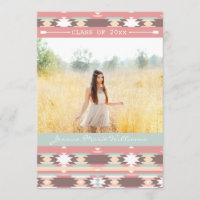 Aztec Tribal Graduation Party Invitations
