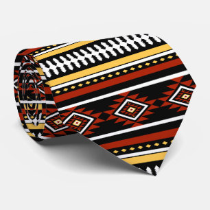 Aztec Tribal Pattern Tie