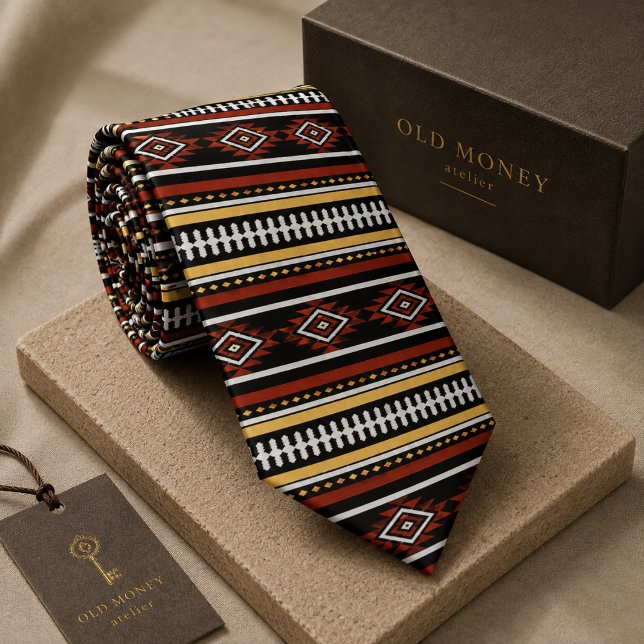Aztec Tribal Pattern Tie (Creator Uploaded)