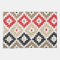 Aztec Tribal Print Ikat Diamond Pattern