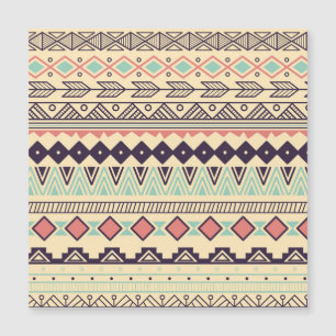 Aztec Tribal Stripes: Vintage Illustration