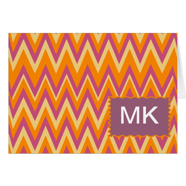 Aztec Tribal ZigZag (Front Horizontal)