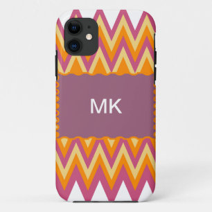 Aztec Tribal ZigZag iPhone 11 Case
