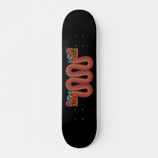 Aztec two headed snake skateboard