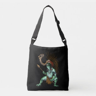 Aztec Warrior Deity Cueyatl Crossbody Bag