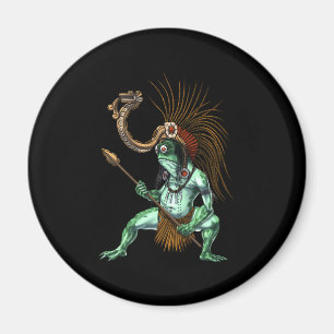 Aztec Warrior Deity Cueyatl Magnet