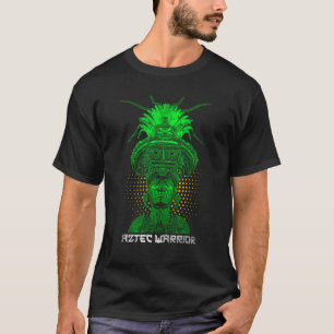 Aztec Warrior King Mexico Native Aztec Art Mayas 1 T-Shirt