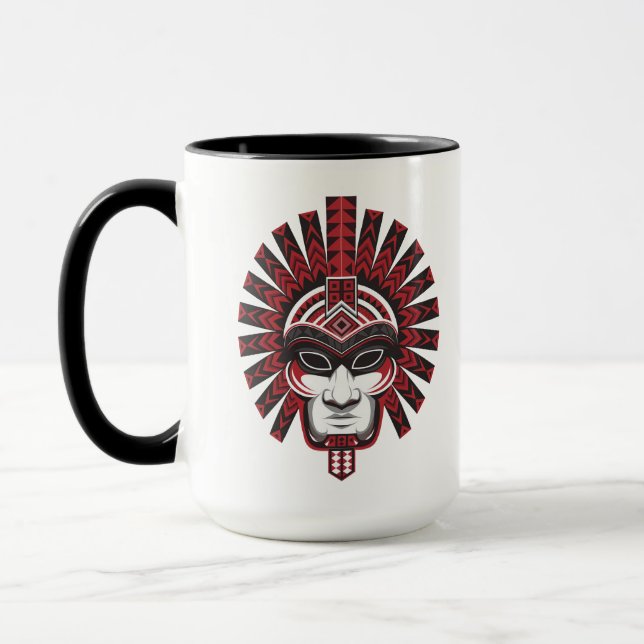 Aztec Warrior Pride Mug (Left)