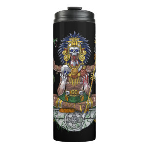 Aztec Warrior Shaman Thermal Tumbler