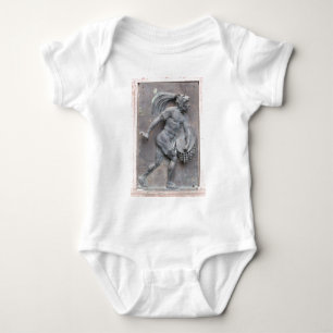 Aztec Warrior Stone carving Baby Bodysuit