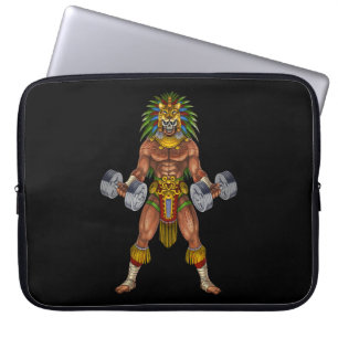 Aztec Warrior Weightlifting Laptop Sleeve