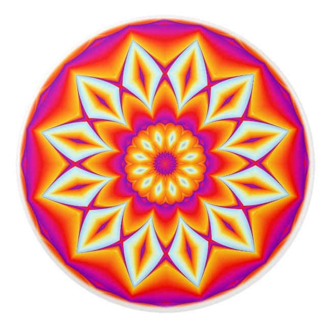 Aztecc Ceramic Knob (Front)