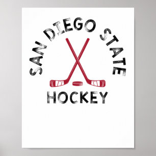 Aztecs Hockey Sticker Sticker Poster