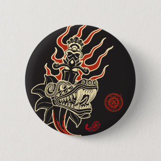 AZTK-Qutzal 6 Cm Round Badge