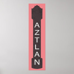 aztlan theatre signage poster
