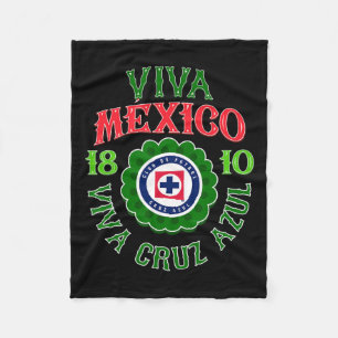 Azul - Mexico's Independence Day  Fleece Blanket