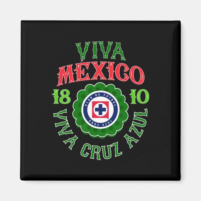 Azul - Mexico's Independence Day  Magnet (Front)