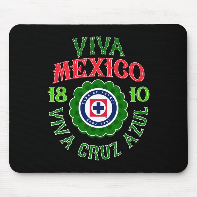 Azul - Mexico's Independence Day  Mouse Pad (Front)