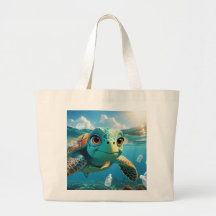 Azul the Turtle’s Eco Call – Tote with a Mission