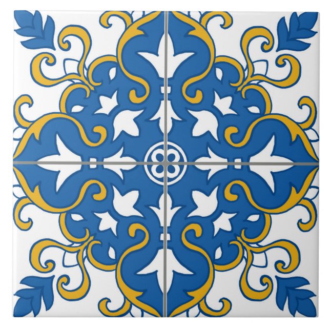 Azulejo 12 ceramic tile (Front)
