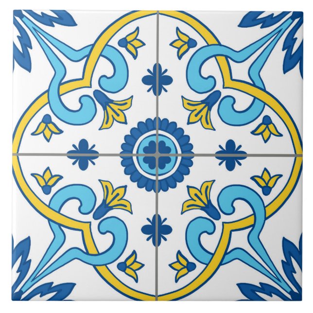 Azulejo 14 ceramic tile (Front)