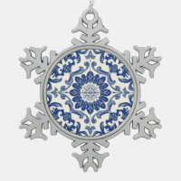 Azulejo blue and white mosaic vintage bulk