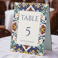 Azulejo blue Portuguese Mediterranean wedding