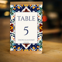 Azulejo blue Portuguese Mediterranean wedding
