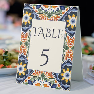 Azulejo blue Talavera vintage Mexican wedding