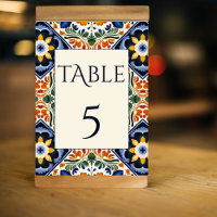 Azulejo blue Talavera vintage Mexican wedding