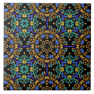 Azulejo de cerámica estilo barroco  ceramic tile