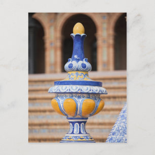Azulejo Glazed Finial Postcard