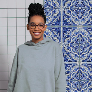 Azulejo Lisbon Patterned Talavera Ceramic Design Tile