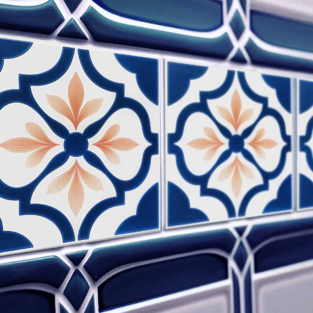 Azulejo Lisbon Patterned Talavera Ceramic Design Tile (Creator Uploaded)