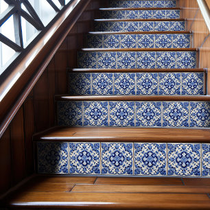 Azulejo Lisbon Patterned Talavera Ceramic Design Tile