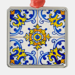 Azulejo Panel Tiles Metal Tree Decoration